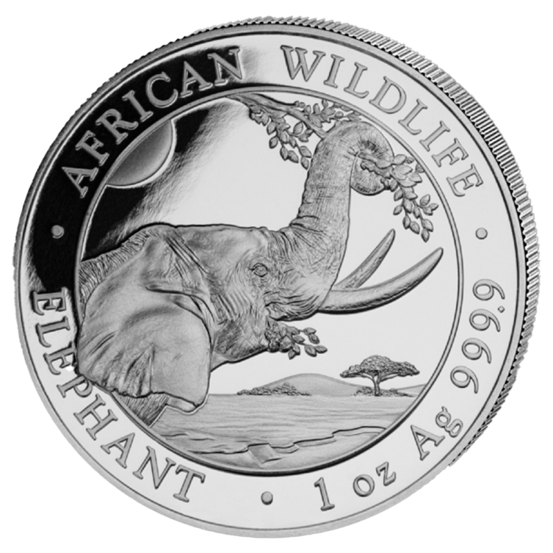 1 oz Somalia Elephant Silver Coin | 2023 - VAULTALP